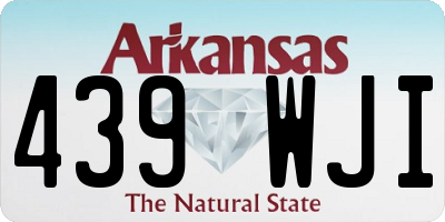 AR license plate 439WJI