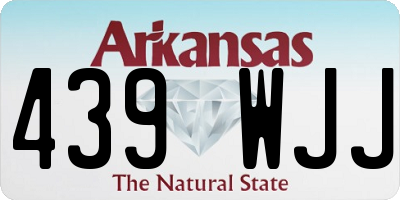 AR license plate 439WJJ