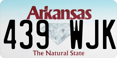 AR license plate 439WJK