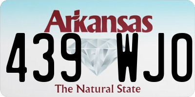 AR license plate 439WJO