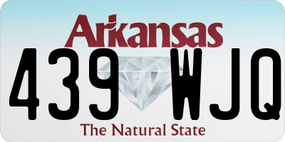 AR license plate 439WJQ