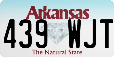AR license plate 439WJT