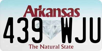 AR license plate 439WJU