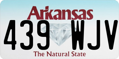AR license plate 439WJV