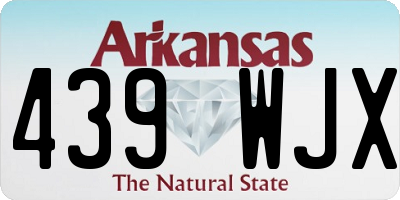 AR license plate 439WJX