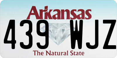 AR license plate 439WJZ