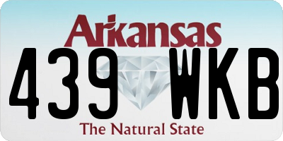 AR license plate 439WKB