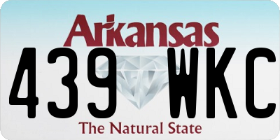 AR license plate 439WKC