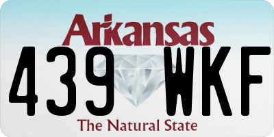 AR license plate 439WKF
