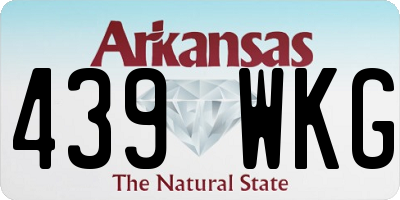 AR license plate 439WKG