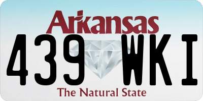 AR license plate 439WKI