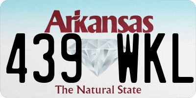 AR license plate 439WKL