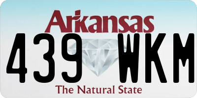 AR license plate 439WKM