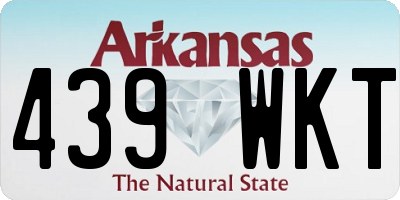 AR license plate 439WKT