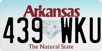 AR license plate 439WKU