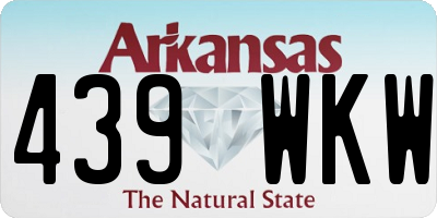 AR license plate 439WKW