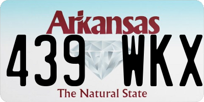 AR license plate 439WKX