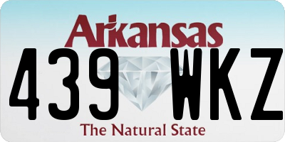 AR license plate 439WKZ