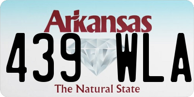 AR license plate 439WLA