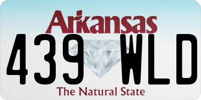 AR license plate 439WLD