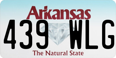 AR license plate 439WLG