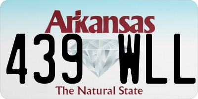 AR license plate 439WLL