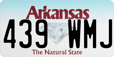 AR license plate 439WMJ