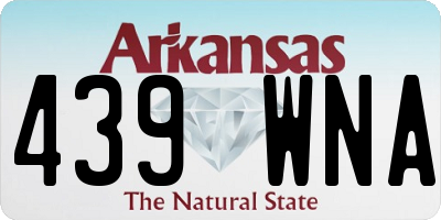 AR license plate 439WNA
