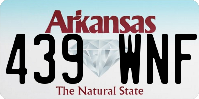 AR license plate 439WNF