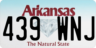 AR license plate 439WNJ