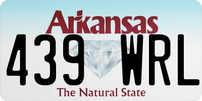 AR license plate 439WRL