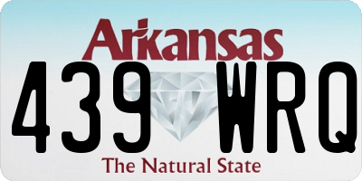 AR license plate 439WRQ