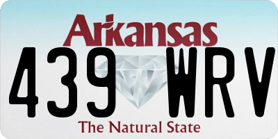 AR license plate 439WRV