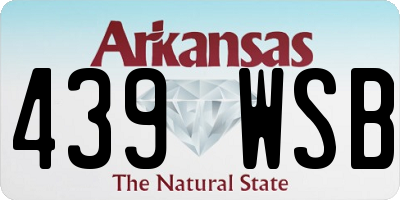 AR license plate 439WSB