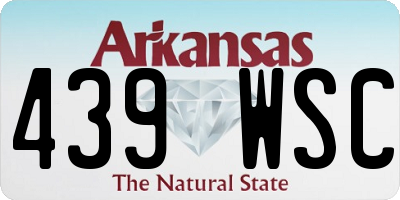 AR license plate 439WSC
