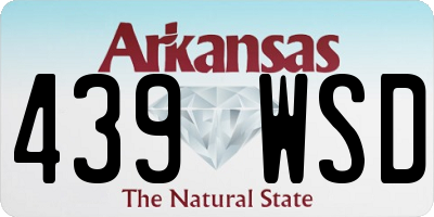AR license plate 439WSD