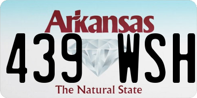 AR license plate 439WSH