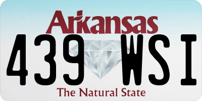 AR license plate 439WSI