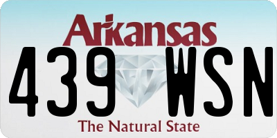AR license plate 439WSN