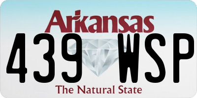 AR license plate 439WSP