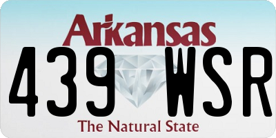 AR license plate 439WSR