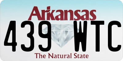 AR license plate 439WTC