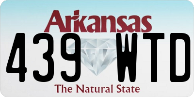 AR license plate 439WTD