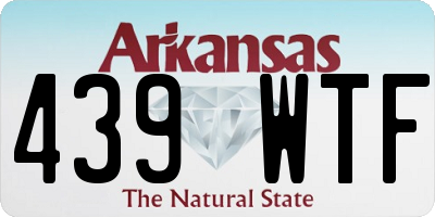 AR license plate 439WTF