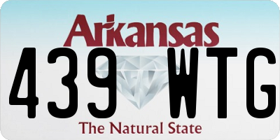 AR license plate 439WTG