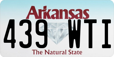 AR license plate 439WTI