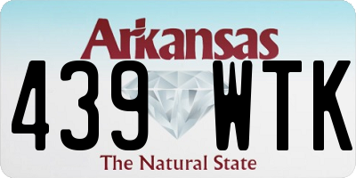 AR license plate 439WTK