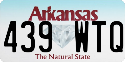AR license plate 439WTQ