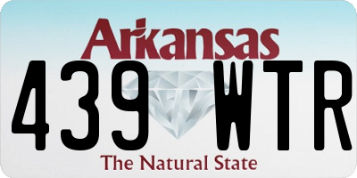 AR license plate 439WTR