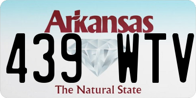 AR license plate 439WTV